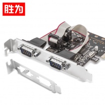 勝為 PCI-E串口卡 pcie轉RS232擴展卡 COM口轉接卡 工控多串口擴展卡 PEC-2011 