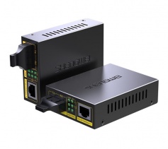 1光1電?千兆單模雙纖 一對裝 ?勝為SC口??光纖收發器 20KM BGH211AB 